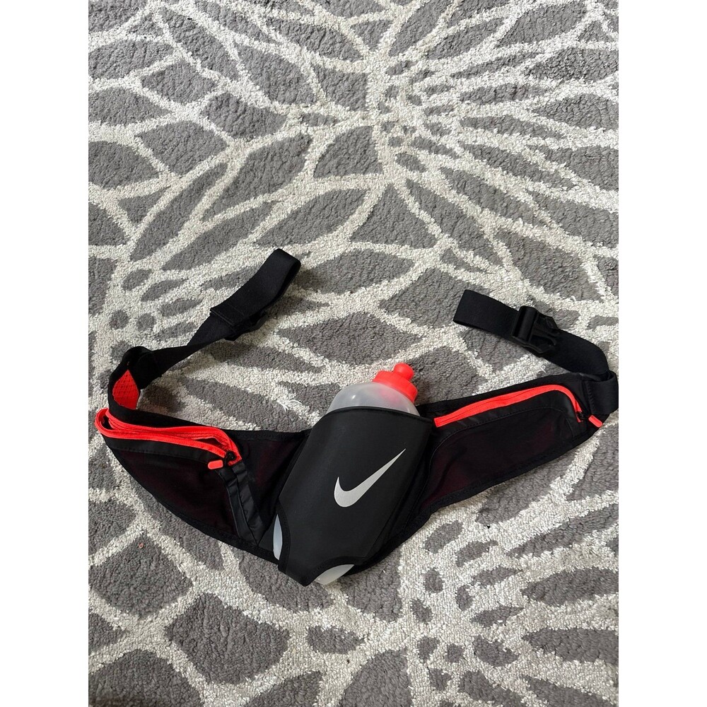Black and Orange Lightweight Nike Water Bottle Belt